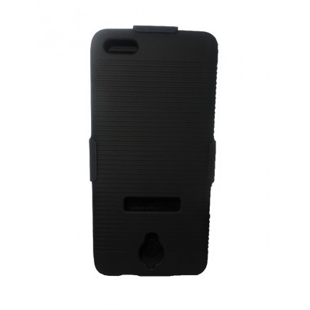 ALCATEL 5036 Clip Combo 3 en 1 Holster + Mica + Paño Limpiador